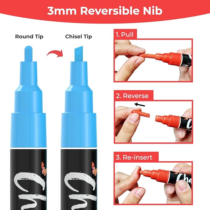 Fine Tip Chalk Markers - Image 3