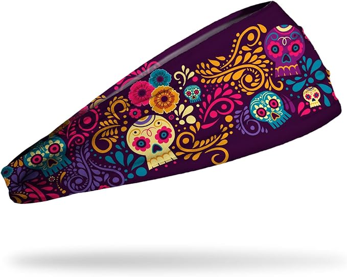 JUNK Brands Big Bang Lite Novelty Headband - Moisture-Wicking, Performance Fabric, Non-Slip, Sports Sweatband for Men & Women - One Size