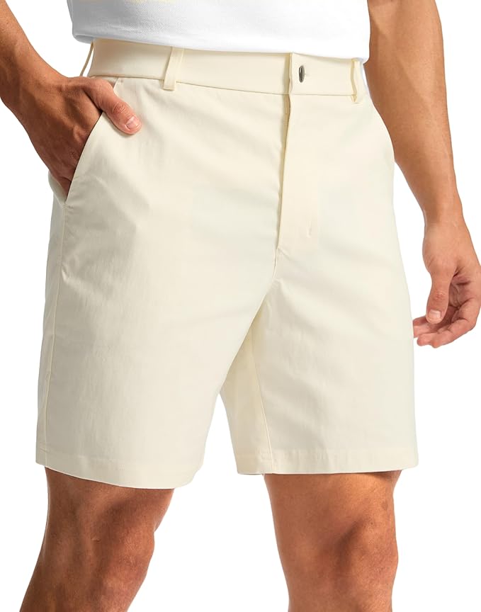 G Gradual Men's Golf Dress Shorts 5"/ 7"/ 9" Stretch Casual Work Flat Front Shorts for Men with 3 Pockets Quick Dry