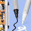 ARTISTRO 2 White Dual-Tip Acrylic Paint Pens by ARTISTRO