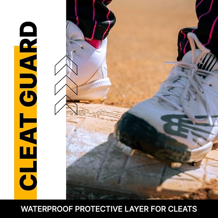 Pro Cleat Saver Adhesive, Softball & Baseball Cleat Cover Toe Protectors Shoes & Cleats - Waterproof Protective Layer & Shoe