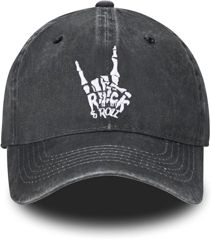 Embroidered Baseball Cap for Women Men Vintage Adjustable Washed Distressed Denim Baseball Hat