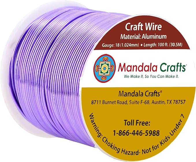 Mandala Crafts 18 Gauge Anodized Aluminum Craft Wire - Image 2