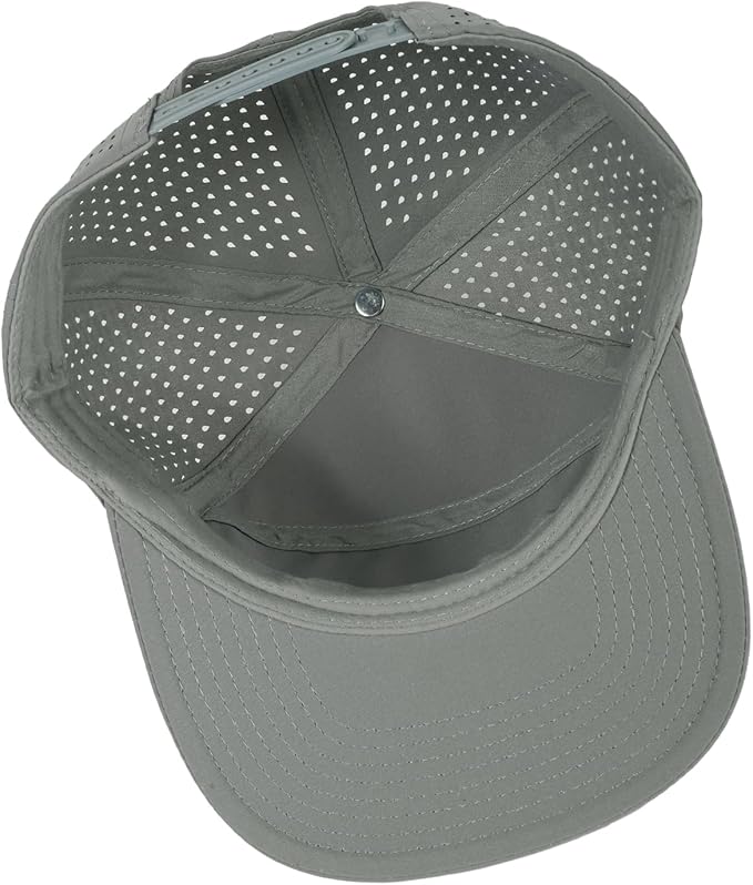 Quick Dry Baseball Cap Flat Brim Snapback Hat Sun and Rain Protection Golf Hat for Men Women