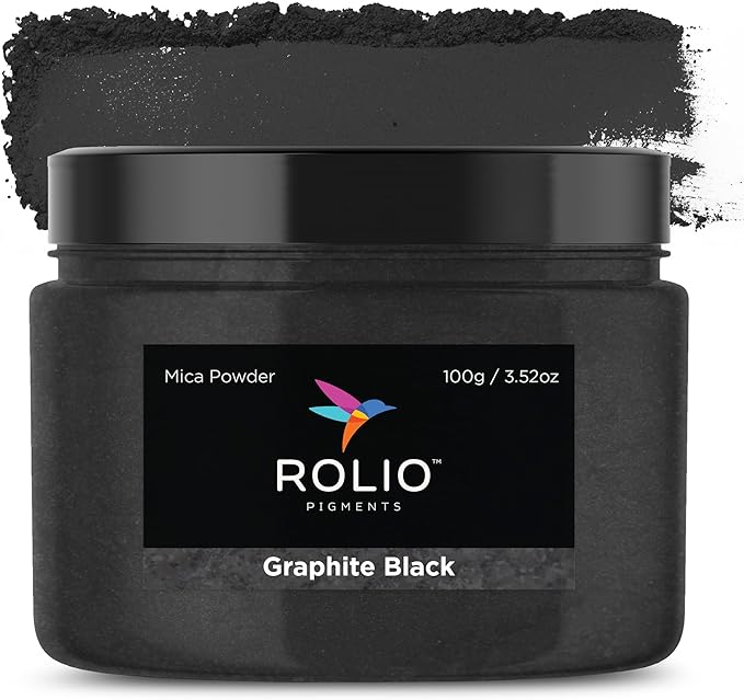 Rolio Premium Black Mica Powder by RolioPigments