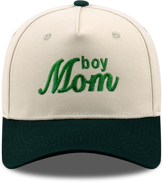 Embroidered Boy Girl Dad Mom Two-Tone Baseball Cap, Classic Dad Hat for Men Women His Her, Family Theme Gift Ideas