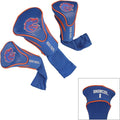 Team Golf NCAA Florida Gators Contour Golf Club Headcovers (3 Count) Numbered 1, 3, & X, Fits Oversized Drivers, Utility, Rescue & Fairway Clubs, Velour Lined for Extra Club Protection