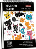 Belenova 9" x 12" Marker Paper Pad, 100 Sheets Bleedproof Sketchbook by Unknown
