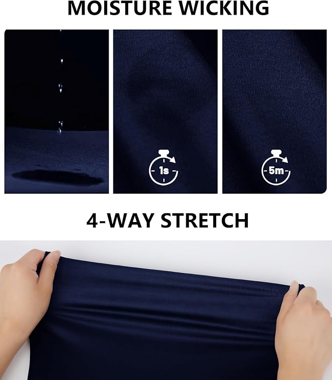 ZITY Mens Golf Shirt Short Sleeve Sport Moisture Wicking Performance Print Golf Polo Shirts for Men Collared Casual T-Shirt