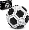 Soccer Building Block Set, Adults challenging STEM Block Decorations, Miniature by KADELE