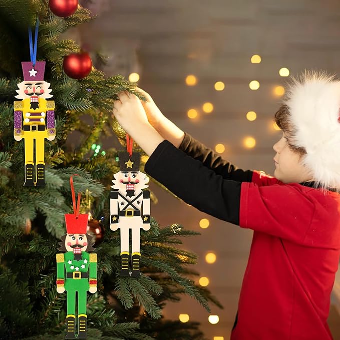 Fennoral 12 Pack Nutcracker Craft Kit - Image 4