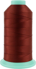 Mandala Crafts Size 207 630D T210 Bonded Nylon Thread Copper Brown Heavy Duty by MandalaCrafts