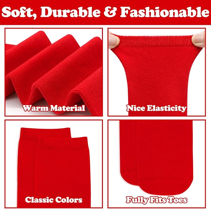 Sarfel Kids Soccer Socks Toddler Soccer Socks Girls Boys Soccer Socks Kids Tube Socks with Stripes Toddler Knee High Socks