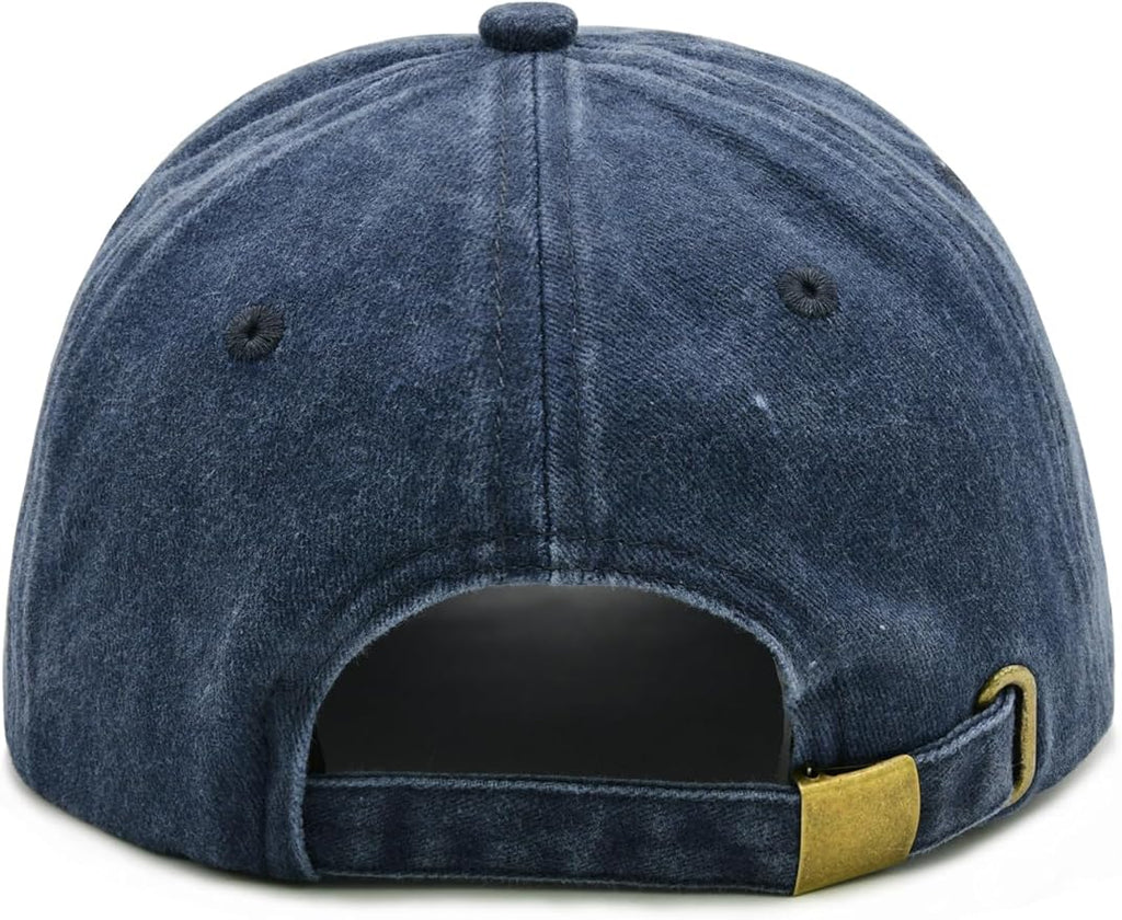 Waldeal Women's Embroidered Dog Mom Hat Adjustable Denim Baseball Cap
