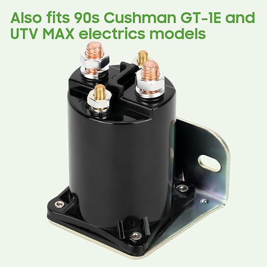 10L0L 12V Solenoid Relay Assembly for Yamaha G2, G8, G9, G11, G14, G16 G20 1985-2002 4-Cycle Gas - Heavy Duty Golf Cart Solenoid 4 Terminal Starter Solenoids OEM JF2-H1950-00, JR3-H1950-00