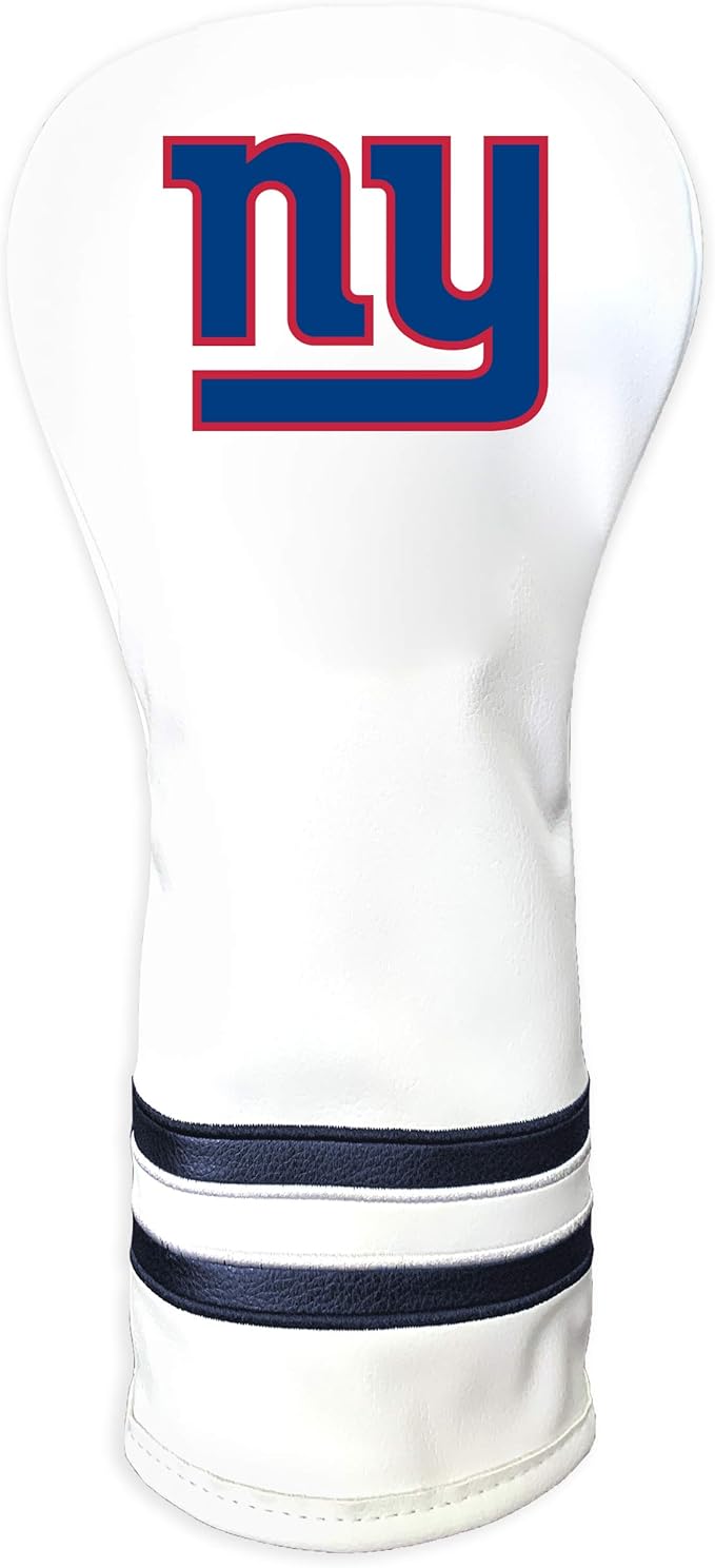 Team Golf NFL Pittsburgh Steelers White Vintage Fairway Head Cover White Vintage Fairway Golf Club Headcover, Form Fitting Design, Retro Design