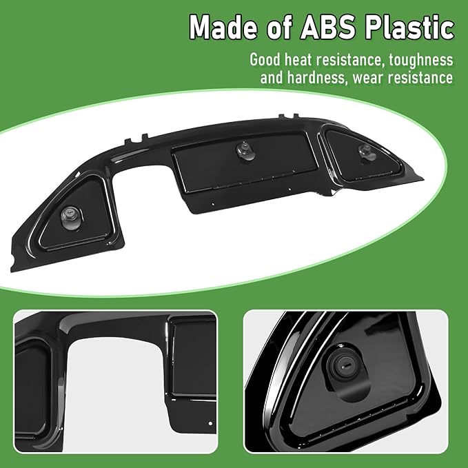 Golf Cart Dashboard Compatible with 2008.5-Up Club Car Precedent Tempo Onward Golf Cart, Club Car Precedent Dash Kt with Storage Compartments