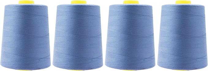 Mandala Crafts 4 Pack of Serger Threads Cones Spools by MandalaCrafts