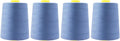 Mandala Crafts 4 Pack of Serger Threads Cones Spools by MandalaCrafts