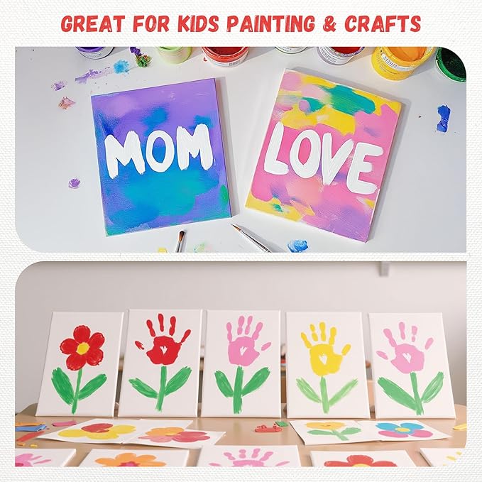 Simetufy 36 Pack 5 x 7 Inch Canvas Boards Small Painting Canvas - Image 2