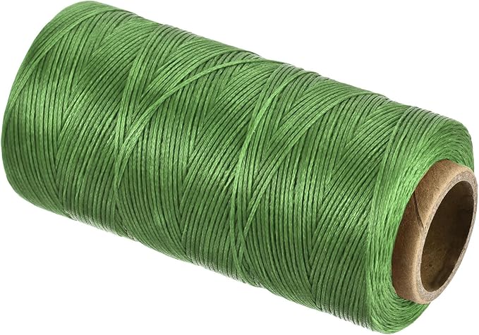 MECCANIXITY Waxed Thread, 284 Yard 0.8mm 150D Flat Wax Thread Polyester Waxed by MECCANIXITY