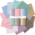 Scrapbook Paper 12x12, Double-Sided Suede Textured Scrapbook Paper Set 24 by Unknown
