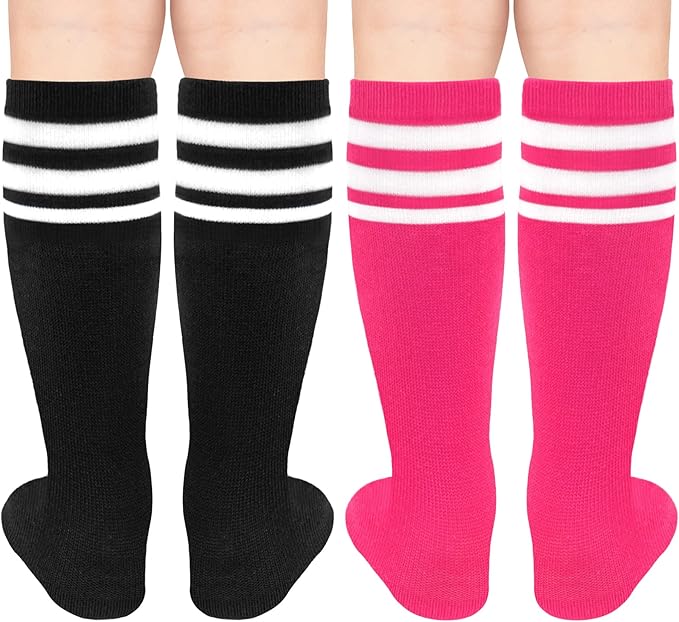 Olreco Toddler Soccer Socks Kids Baseball Socks Youth Softball Sock for Girls Boys Football Sock Boys Athletic Accessories