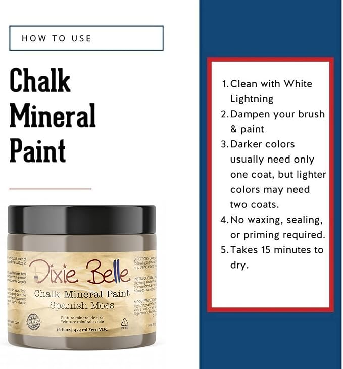 Dixie Belle Paint Company Chalk Finish Furniture Paint - Image 3