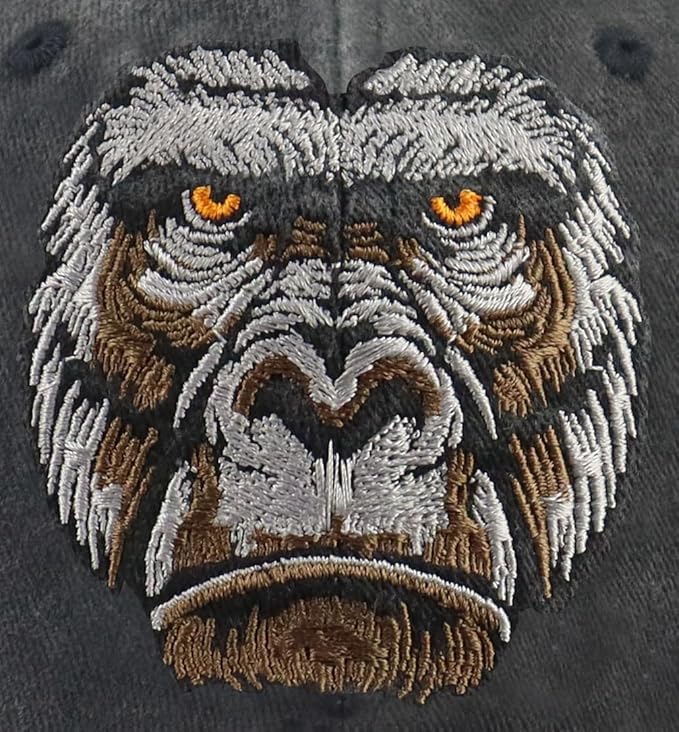 Unisex Adjustable Animal Hat for Men Women, Classic Cotton Wild Animals Embroidered Baseball Cap