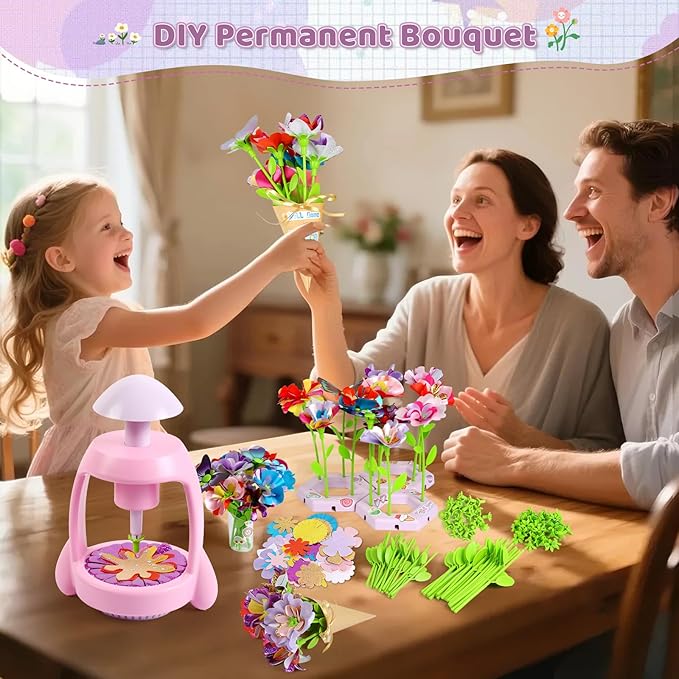 Bsgifts Fabric Flower Making Toys, DIY Flower Press Kits - Image 8
