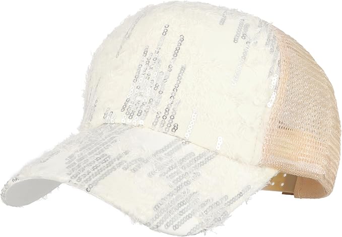 Hoce Fashion Rhinestone Denim Baseball Cap Studded Bling Hat for Women