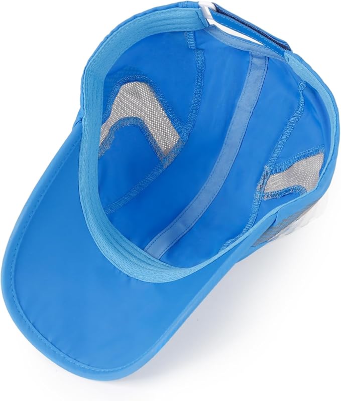 Running Hat Mesh Baseball Cap Unstructured Sports Cap Outdoors Sun Hat for Men Women