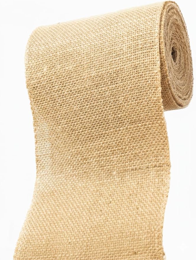 Natural Jute Burlap Ribbon by AAYU