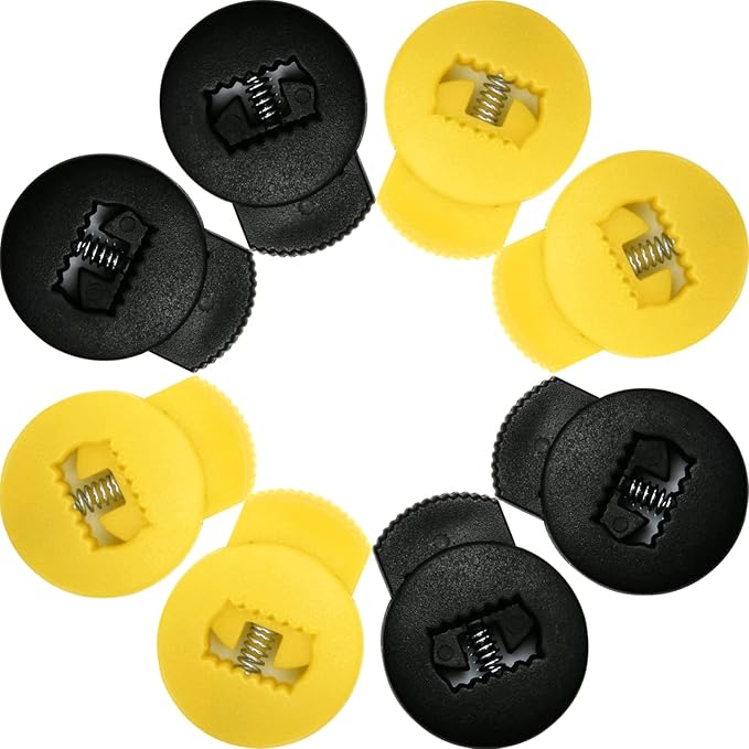 AliBall Glove Locks Baseball, Glove Lace Locks 8 Pack, Never Need Thying Knots Again, Fits All Baseball and Softball Gloves