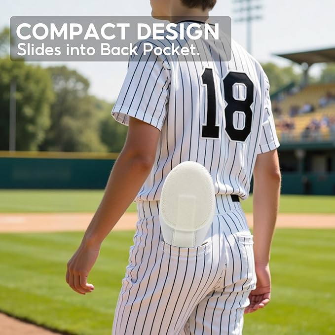 Baseball Sliding Mitt, Youth Ages 6-12 & Teens Adults 12+, Sliding Glove Hand Guard for Baserunning, Hard Shell Ambidextrous Left/Right, Baseball/Softball Compatible, Drip Style