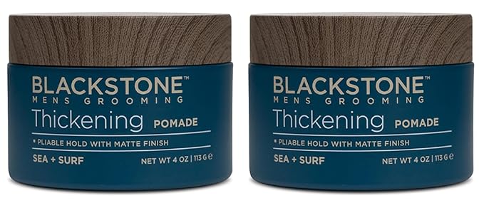 Blackstone Men's Grooming Hair Thickening Pomade by BlackstoneMensGrooming