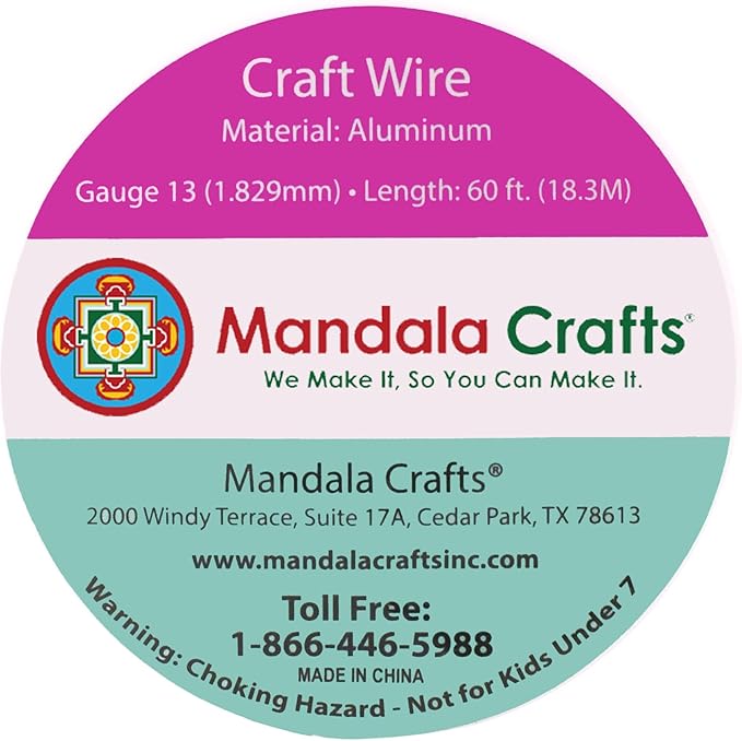 Mandala Crafts 13 Gauge Anodized Aluminum Craft Wire - Image 3