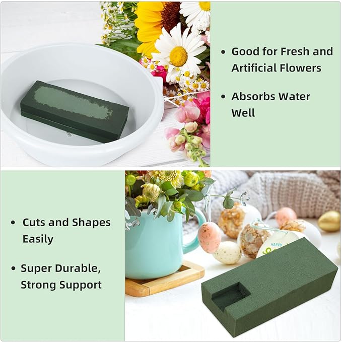 Gardace 2 Pack Floral Foam Blocks Each, Used - Image 5
