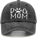 Waldeal Women's Embroidered Dog Mom Hat Adjustable Denim Baseball Cap