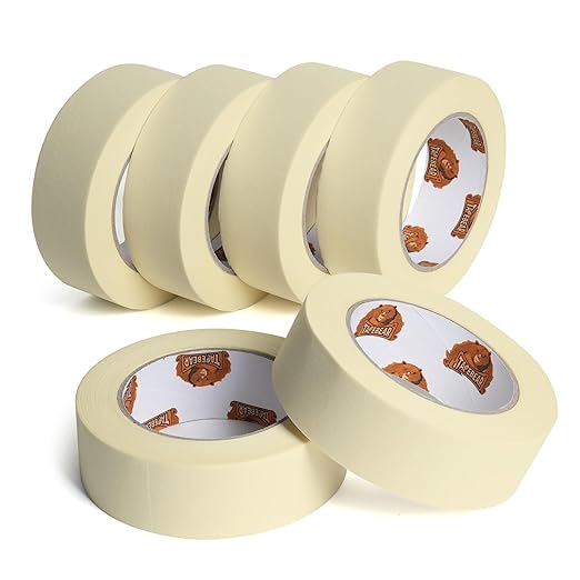 TAPEBEAR General Purpose Masking Tape 1.41 Inches x 60 Yards, DIY Arts Crafts by TAPEBEAR