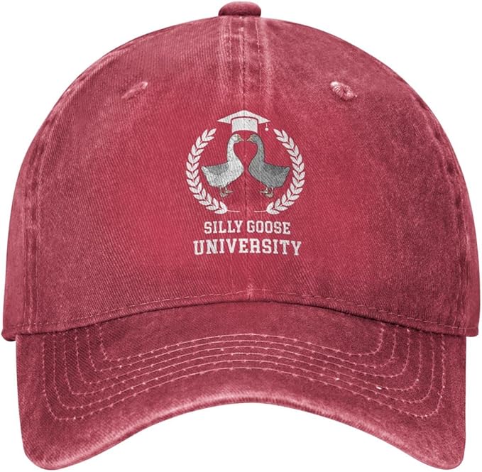Funny Goose Hat Silly Goose On The Loose Hat Men Baseball Hats Funny Cap