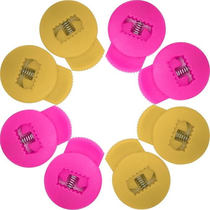 AliBall Glove Locks Baseball, Glove Lace Locks 8 Pack, Never Need Thying Knots Again, Fits All Baseball and Softball Gloves