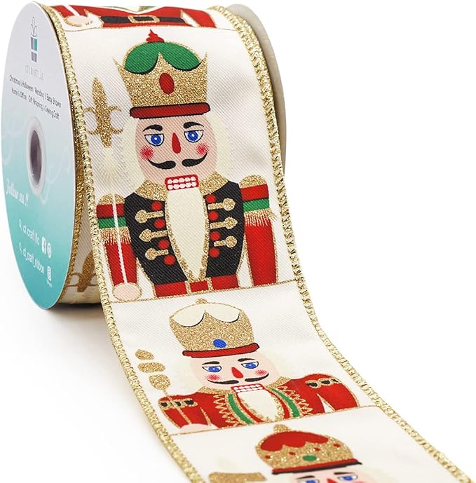 CT CRAFT LLC Ivory Satin Toy Soldier by CTCRAFTLLC