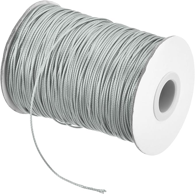 MECCANIXITY Waxed Cord 1mm Waxed Polyester Cord 175 Yard Wax String by MECCANIXITY