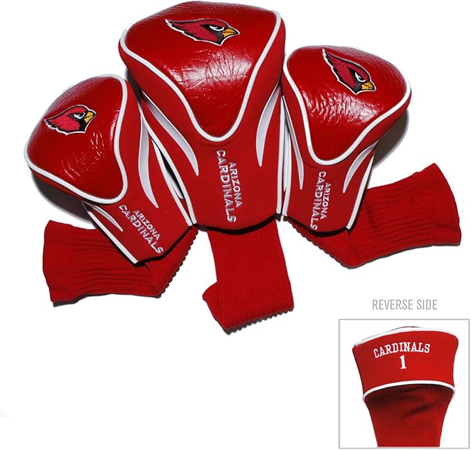 Team Golf NFL San Diego Chargers Contour Golf Club Headcovers (3 Count) Numbered 1, 3, & X, Fits Oversized Drivers, Utility, Rescue & Fairway Clubs, Velour Lined for Extra Club Protection
