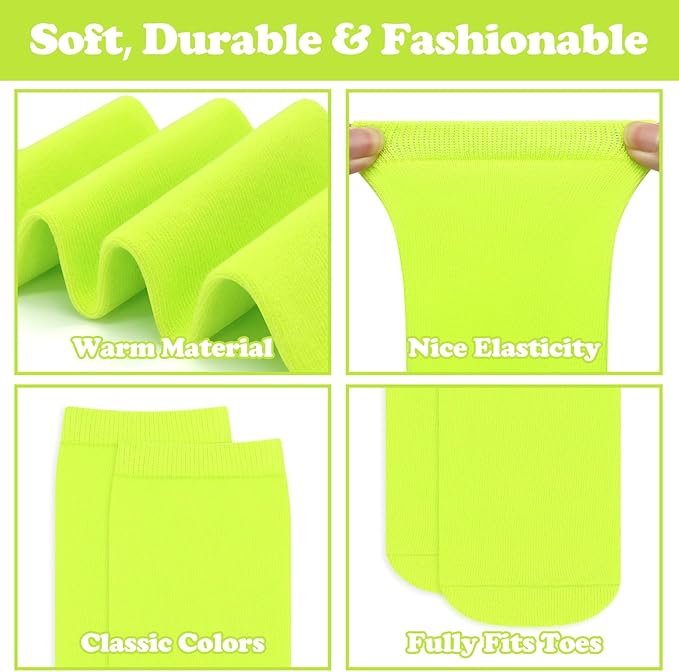 Sarfel Kids Soccer Socks Toddler Soccer Socks Girls Boys Soccer Socks Kids Tube Socks with Stripes Toddler Knee High Socks
