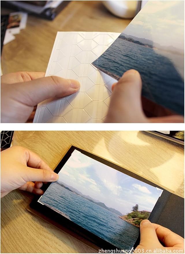 10 Sheet Photo Corners Self Adhesive PVC Paper Photo Foto Corner Stickers - Image 6