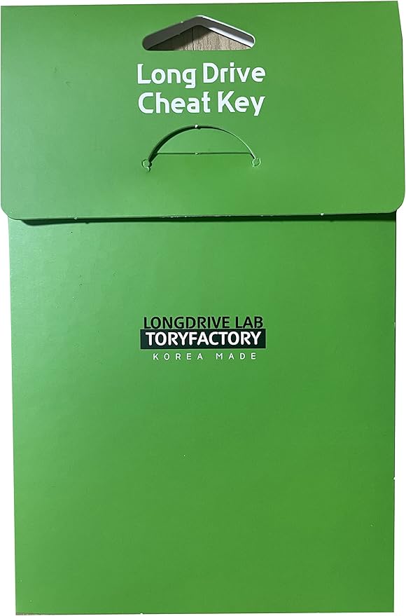 Long Drive Cheat Key] Anti Slice & Hook Golf Film Protector - Non Slicing Increase Distance Reduce Spin Straight Shot Club Protect Golf Accessories