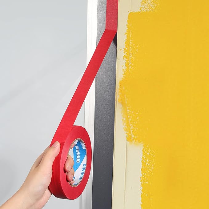 Red Painters Tape, 1 inch x 60 Yards - Image 7
