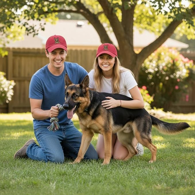 Pet Dog Lover Gifts,Embroidered Dog Baseball Hats for Men Women Dad Mom